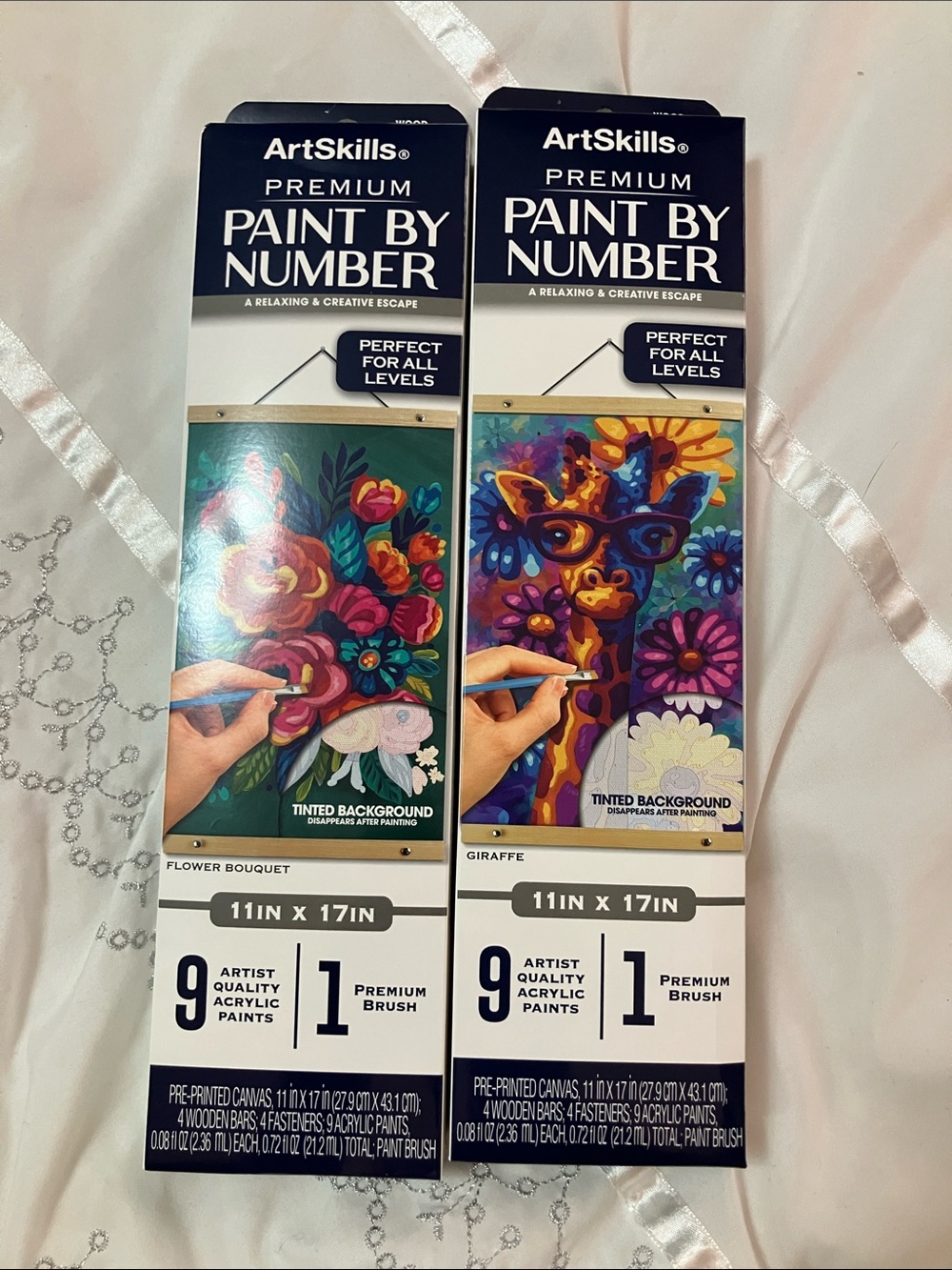 ArtSkills Premium Paint By Number Set - Multicolor Floral & Giraffe